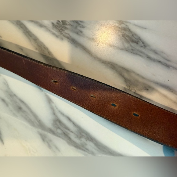 Justin Leather Western Aztec Style Belt - Picture 9 of 10